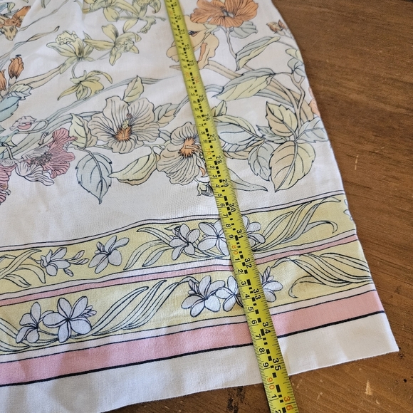 Tommy Bahama Sleeveless Linen Dress Floral Size Small - Picture 8 of 9